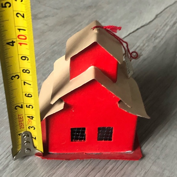 Handcrafted ornament. Tin barn - Picture 8 of 8